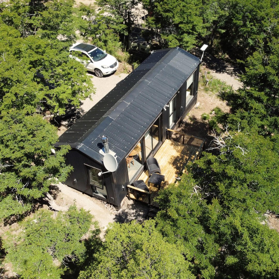 Cabaña inmersa en el Bosque